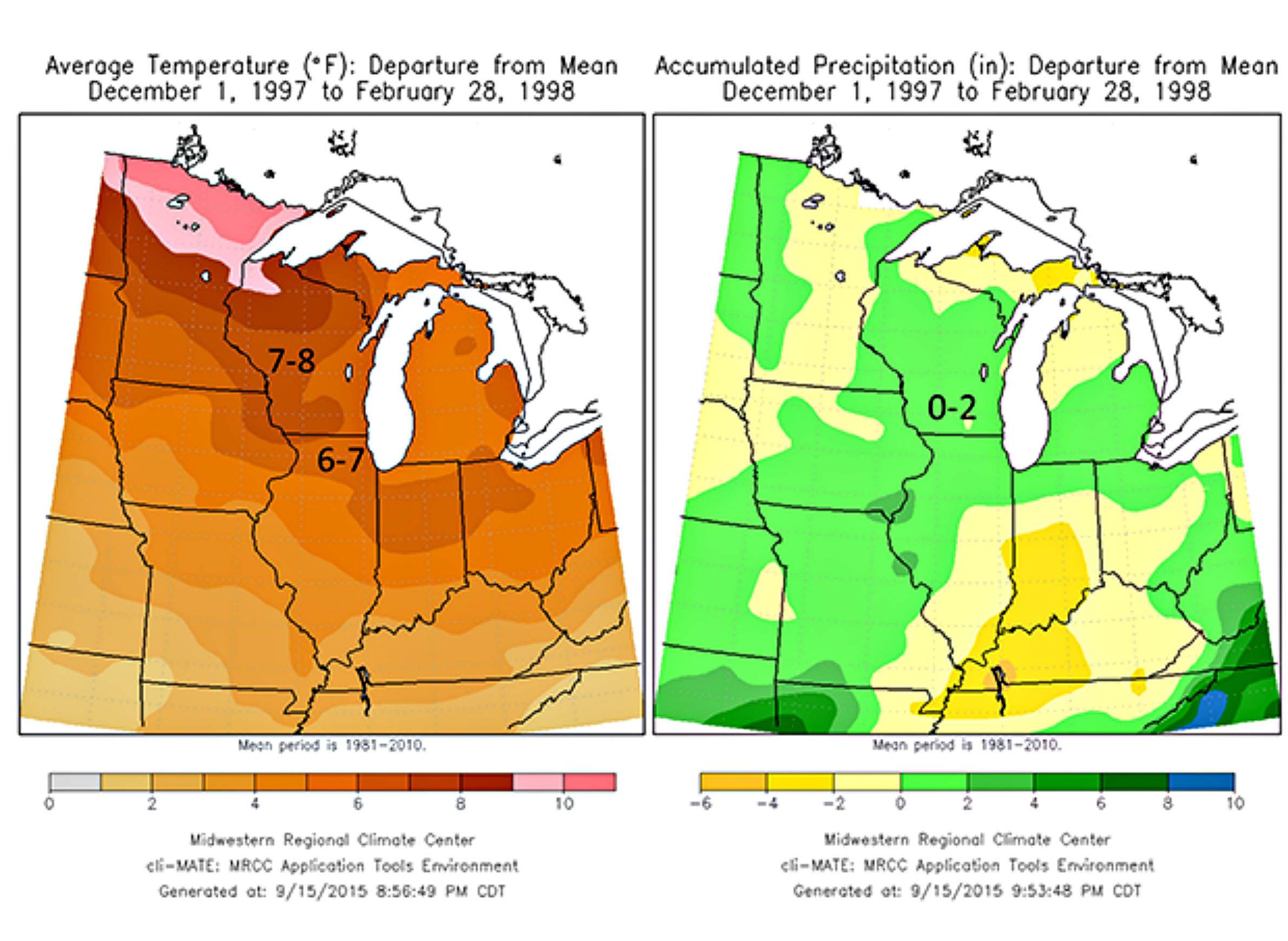 ENSO in 1997 and 1998