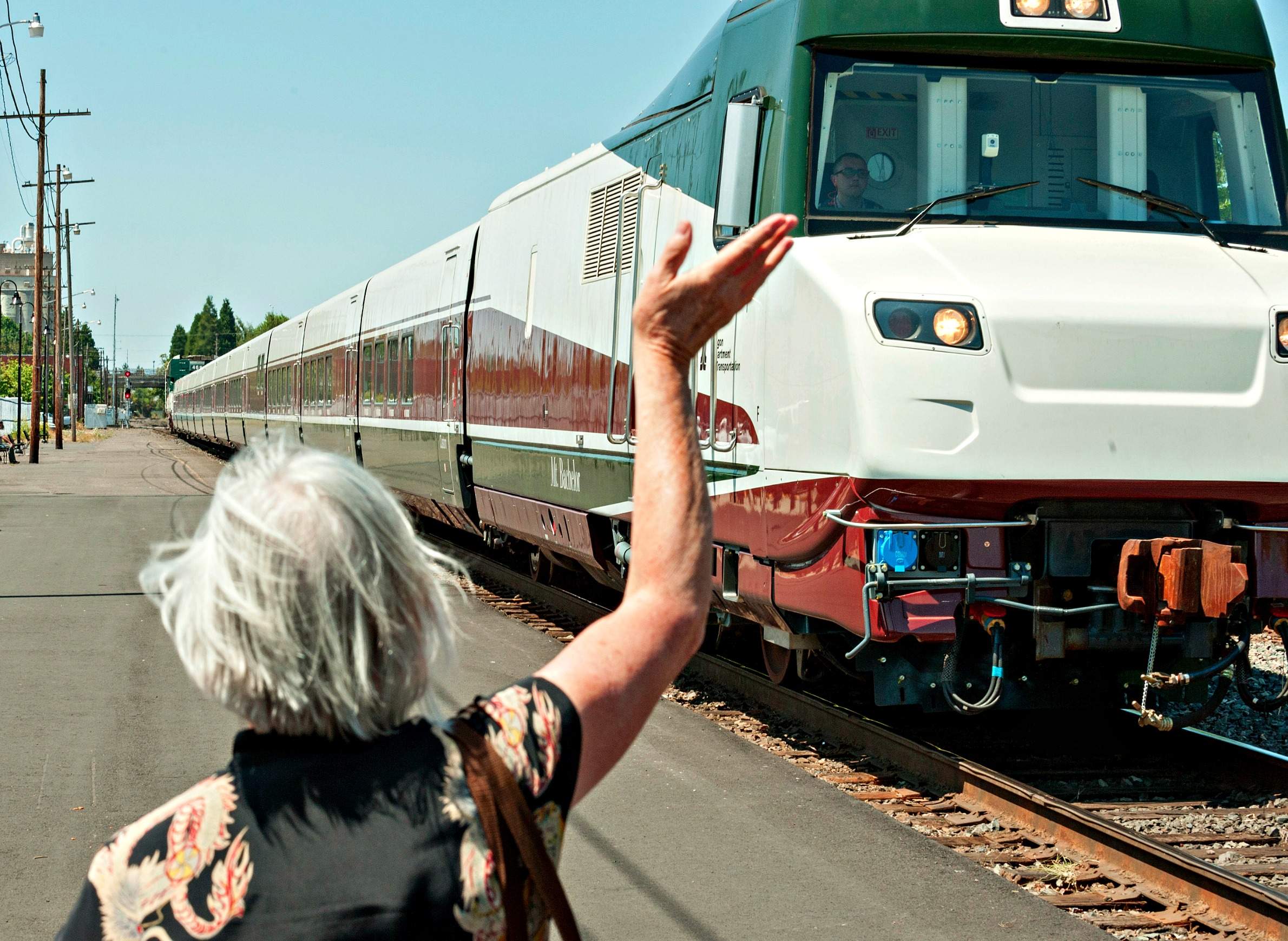 Talgo train in Oregon